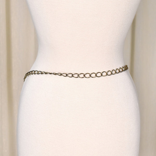 1960s Gold Chain Quarter Belt Cats Like Us