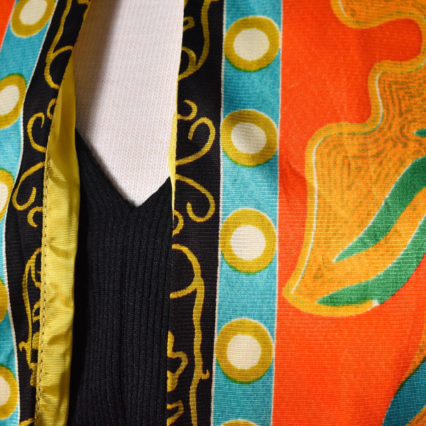 1960s Gold Fish Vintage Maxi Dress Set Cats Like Us