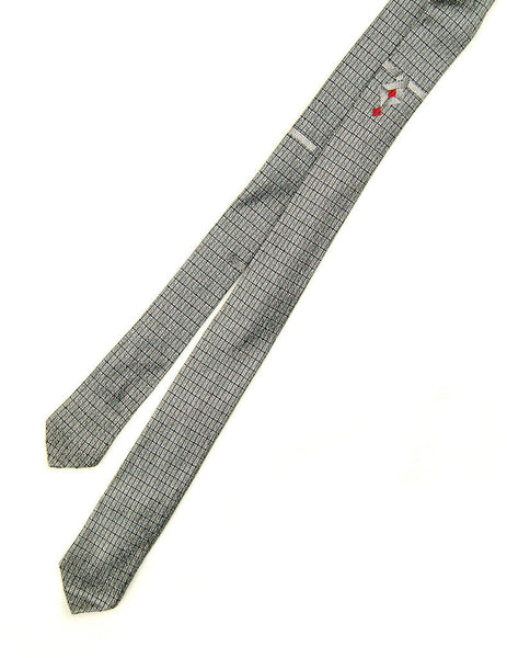 1960s Gray Rectangle Skinny Tie Cats Like Us