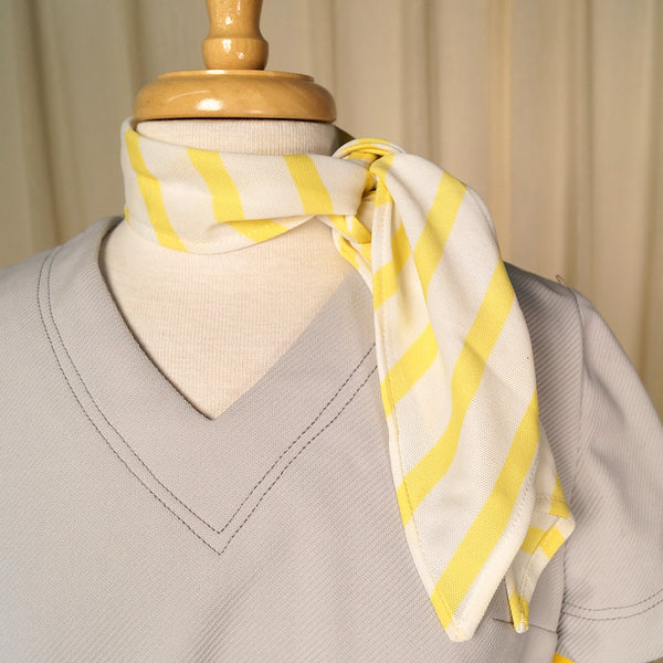 1960s Gray Top with Scarf Cats Like Us