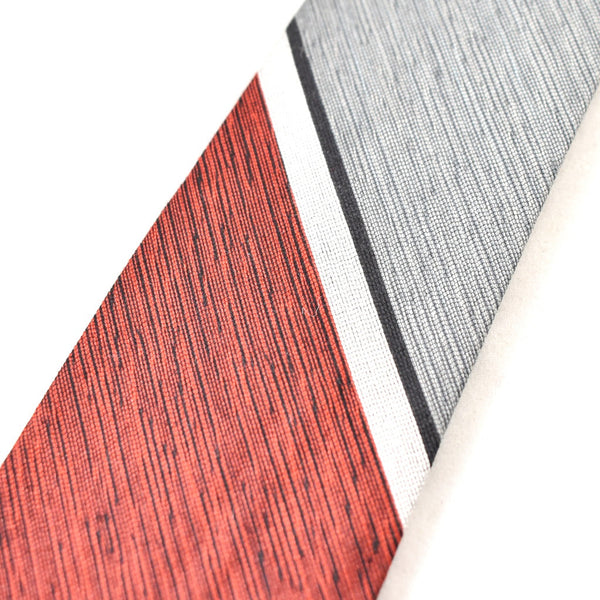 1960s Gunmetal & Red Vintage Tie Cats Like Us
