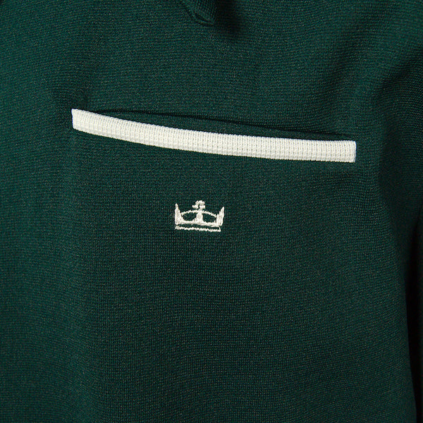 1960s Hunter Green Knit Jacket Cats Like Us