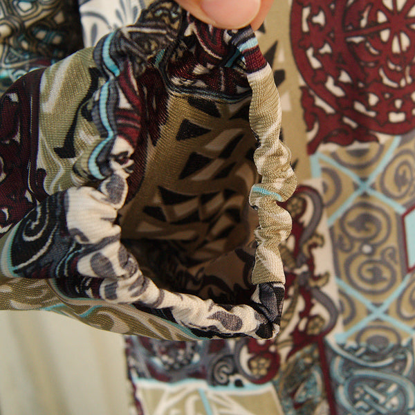 1960s Irish Tile Maxi Dress Cats Like Us