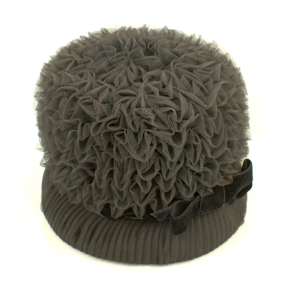 1960s Mesh Swirl Bubble Hat Cats Like Us
