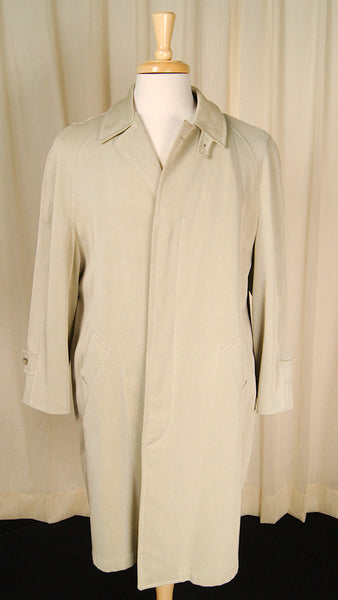 1960s Mohair Lined Trench Coat Cats Like Us