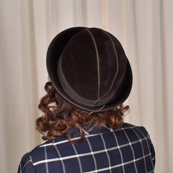 1960s Mr. John Brown Velvet Shoelace Hat Cats Like Us