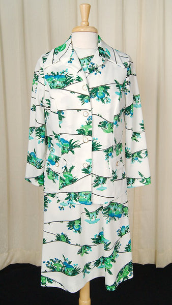 1960s Mushroom Dress & Jacket Set Cats Like Us
