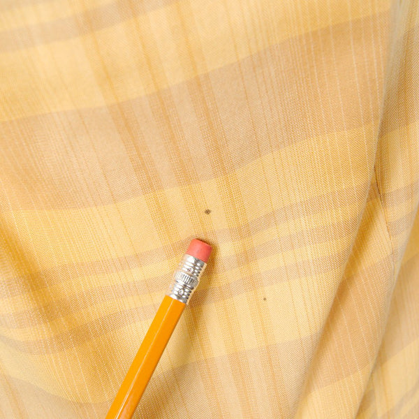 1960s Mustard Plaid SS Shirt Cats Like Us