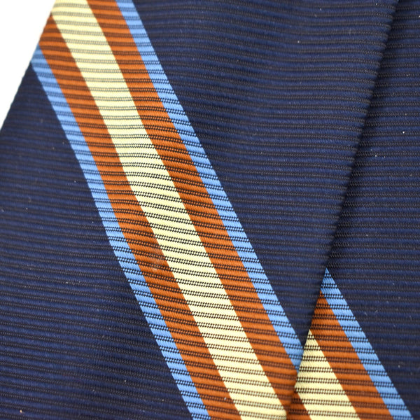 1960s Navy & Blue Striped Tie Cats Like Us