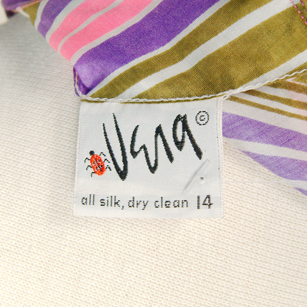 1960s Neon Vera Burst Blouse Cats Like Us