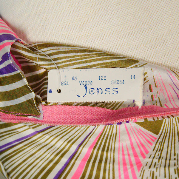 1960s Neon Vera Burst Blouse Cats Like Us