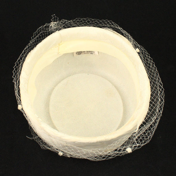 1960s Off White Feather Hat Cats Like Us