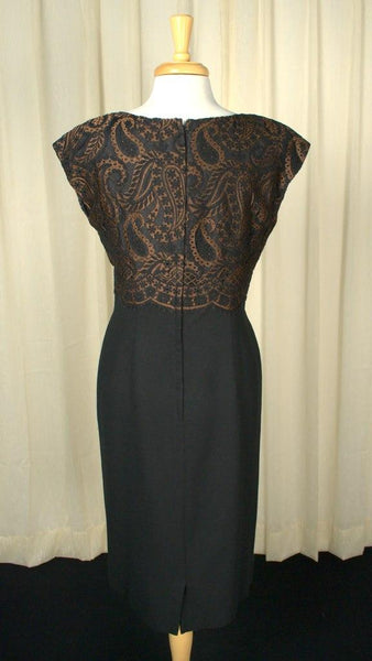 1960s Paisley Lace Wiggle Dress Cats Like Us