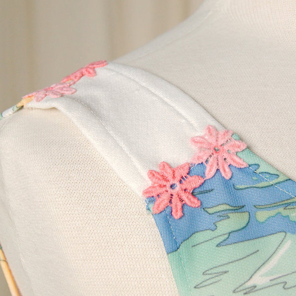 1960s Pastel Landscape Tank Set Cats Like Us