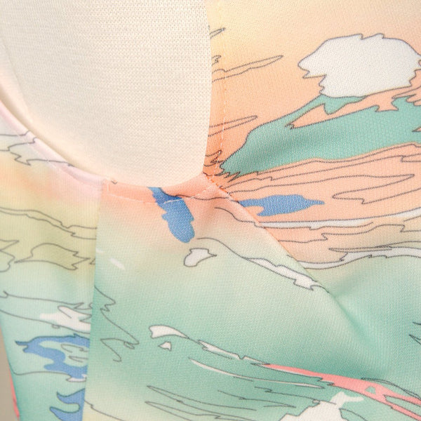 1960s Pastel Landscape Tank Set Cats Like Us