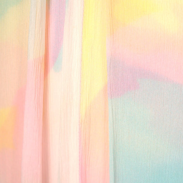 1960s Pastel Rainbow Maxi Dress Cats Like Us