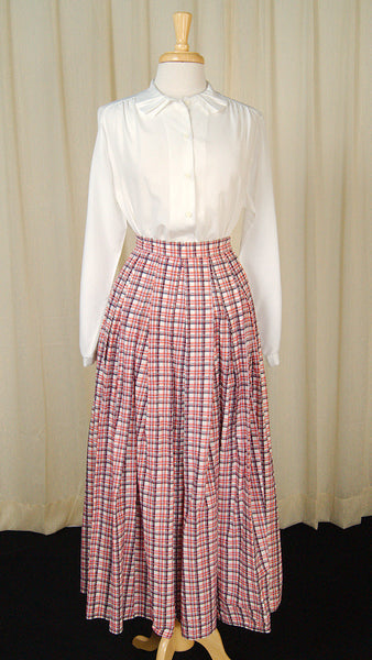 1960s Patriotic Maxi Skirt Cats Like Us