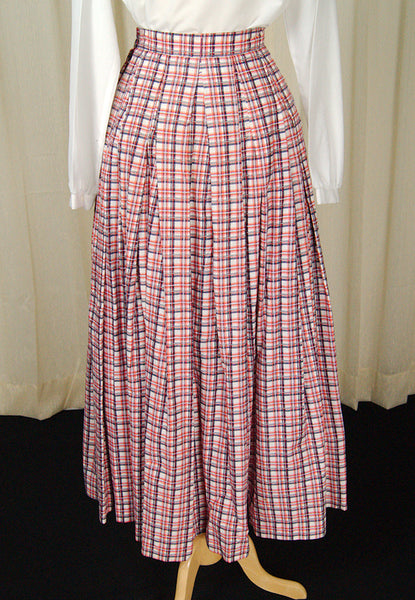 1960s Patriotic Maxi Skirt Cats Like Us