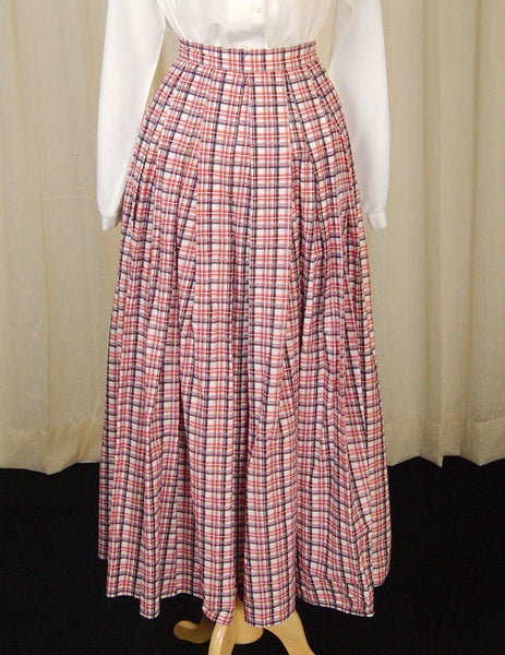 1960s Patriotic Maxi Skirt Cats Like Us