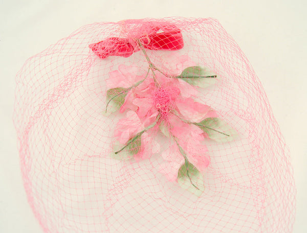 1960s Pink Bouquet Whimsy Cats Like Us