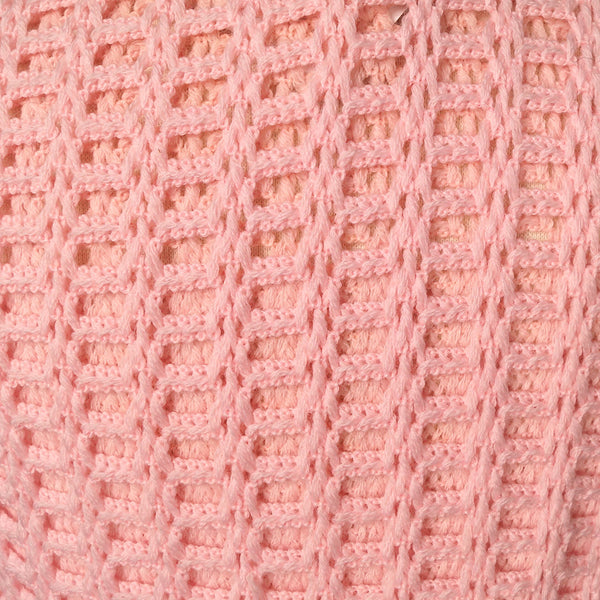 1960s Pink Crocheted Twin Set Cats Like Us