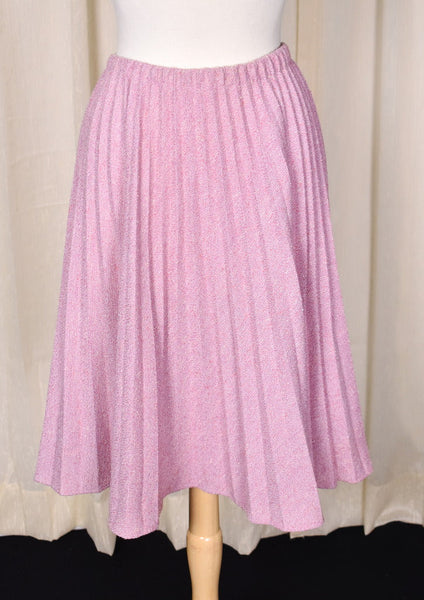 1960s Pink & Gray Striped Set Cats Like Us