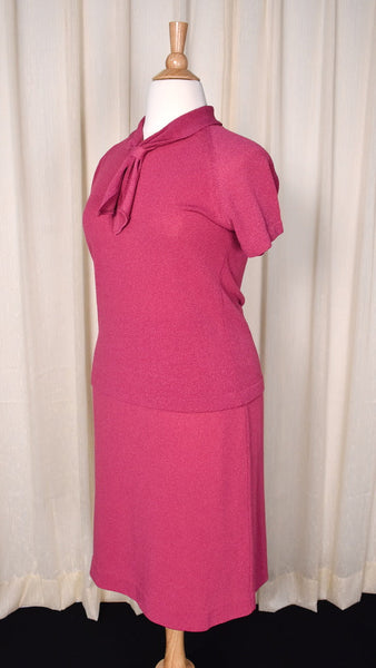 1960s Pink Sailor Skirt Suit Cats Like Us