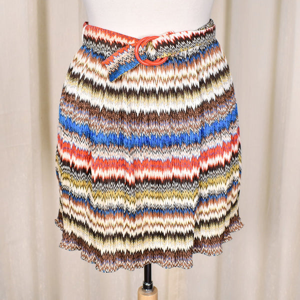 1960s Pleated Vintage Mini Skirt Cats Like Us