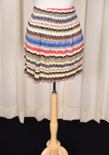 1960s Pleated Vintage Mini Skirt Cats Like Us