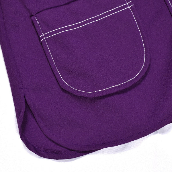 1960s Purple Contrast Stitch 3 pc Suit Cats Like Us