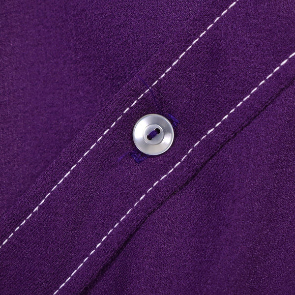 1960s Purple Contrast Stitch 3 pc Suit Cats Like Us