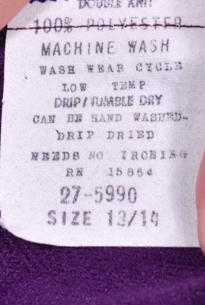1960s Purple Contrast Stitch 3 pc Suit Cats Like Us