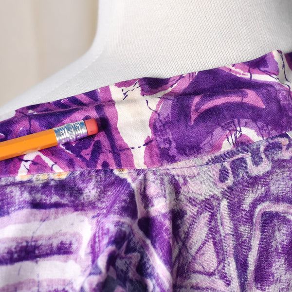 1960s Purple Vintage Tiki Robe Cats Like Us