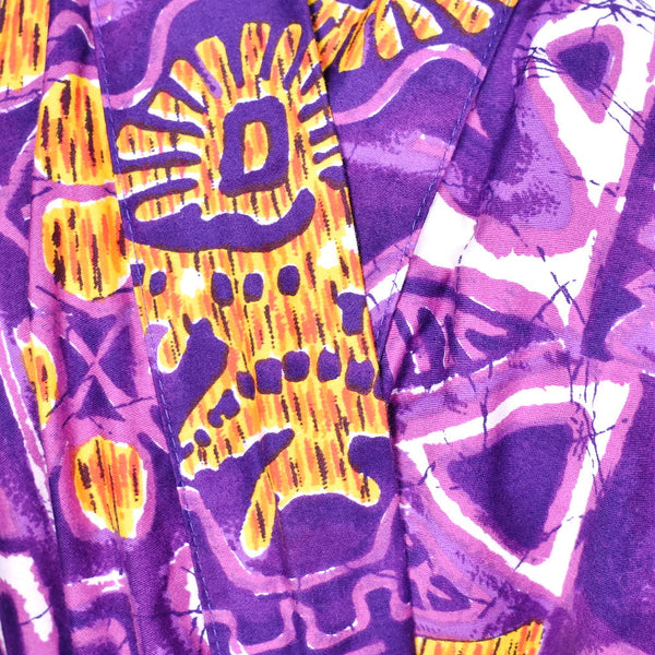 1960s Purple Vintage Tiki Robe Cats Like Us