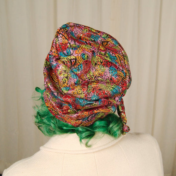 1960s Rainbow Fabric Hat Cats Like Us