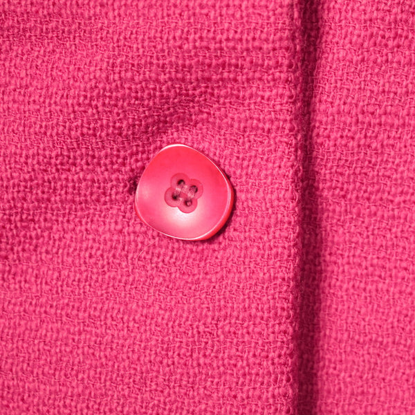1960s Raspberry Wool Skirt Suit Cats Like Us