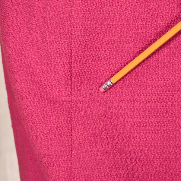 1960s Raspberry Wool Skirt Suit Cats Like Us