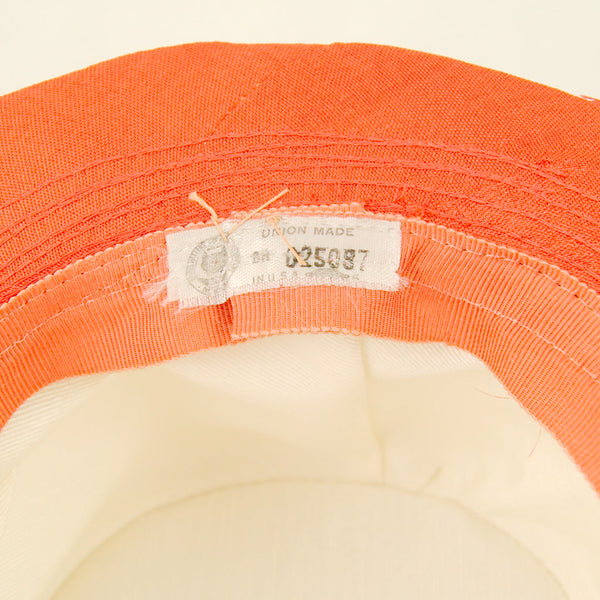 1960s Red Mod Netting Hat Cats Like Us