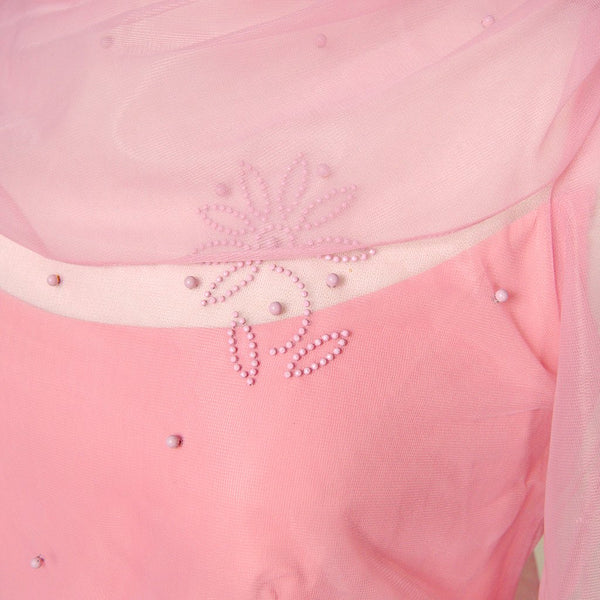 1960s Rose Chiffon Daisy Dress Cats Like Us