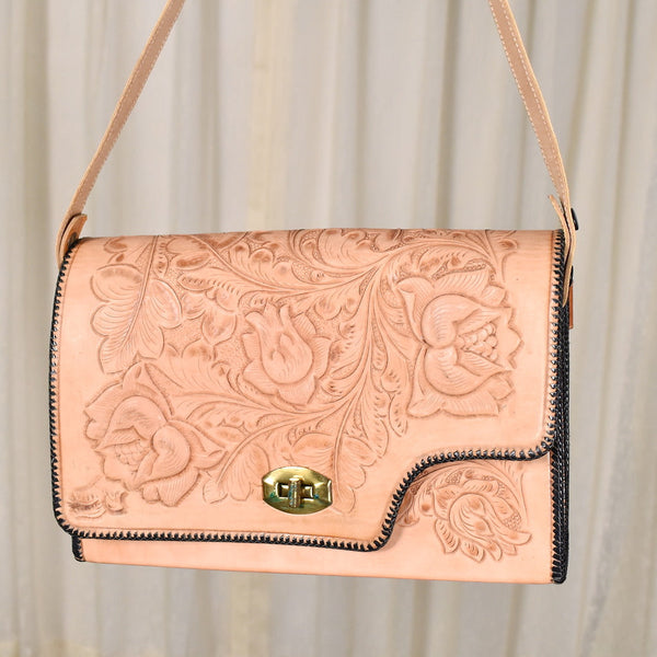 1960s Roses Reversible Handbag Cats Like Us