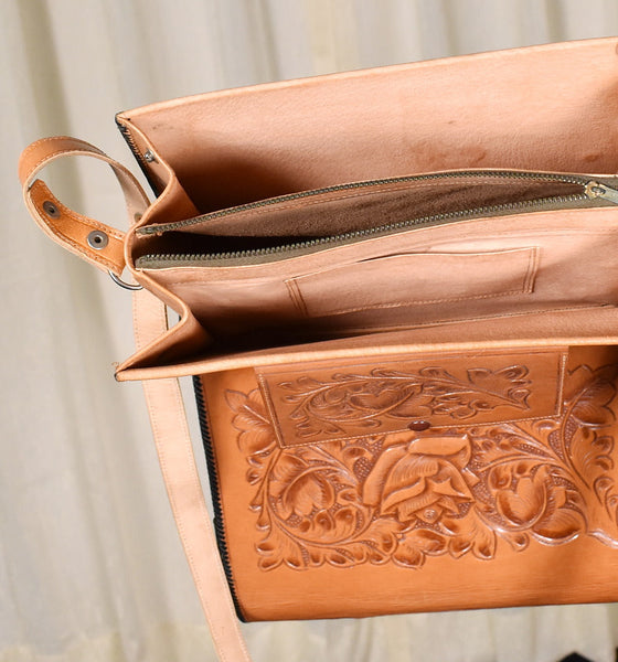 1960s Roses Reversible Handbag Cats Like Us
