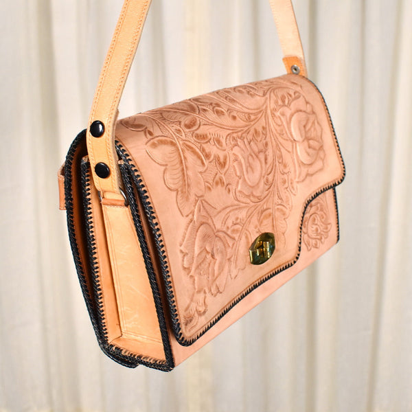 1960s Roses Reversible Handbag Cats Like Us