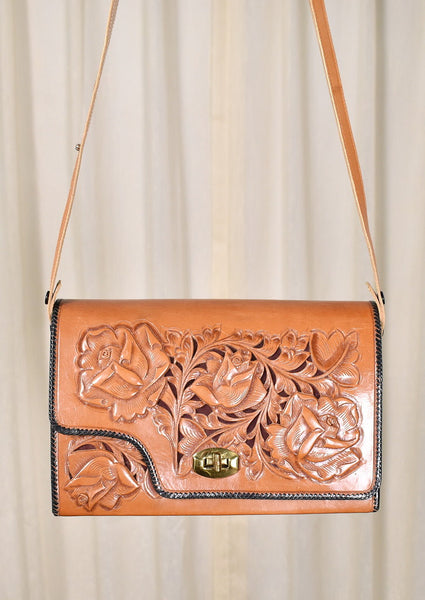 1960s Roses Reversible Handbag Cats Like Us