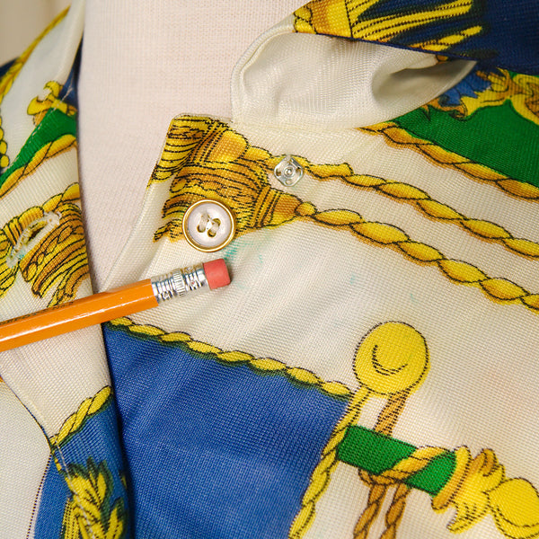 1960s Royalty Shirt Dress Cats Like Us