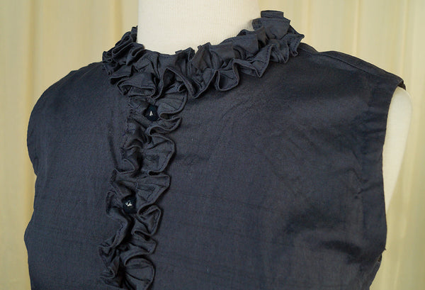 1960s Ruffle Wiggle Dress Cats Like Us