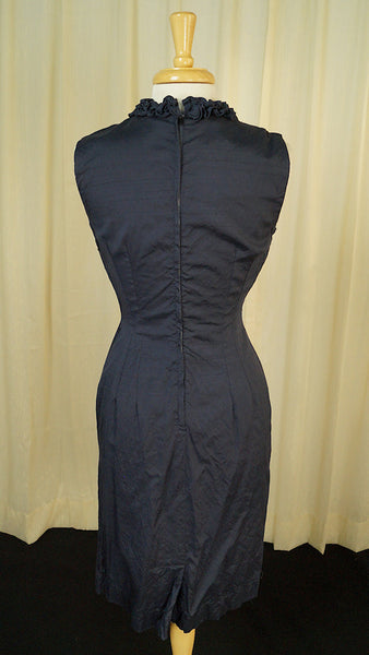1960s Ruffle Wiggle Dress Cats Like Us