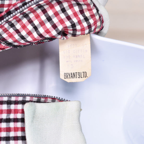 1960s Seersucker Vintage Red Dress Cats Like Us