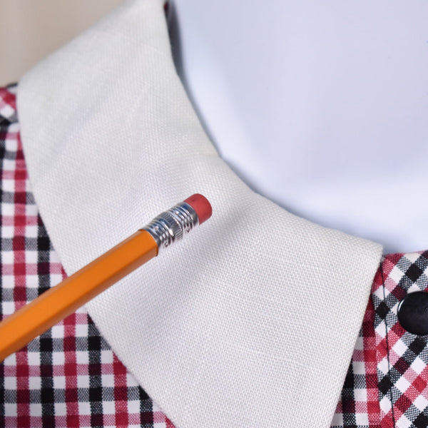 1960s Seersucker Vintage Red Dress Cats Like Us