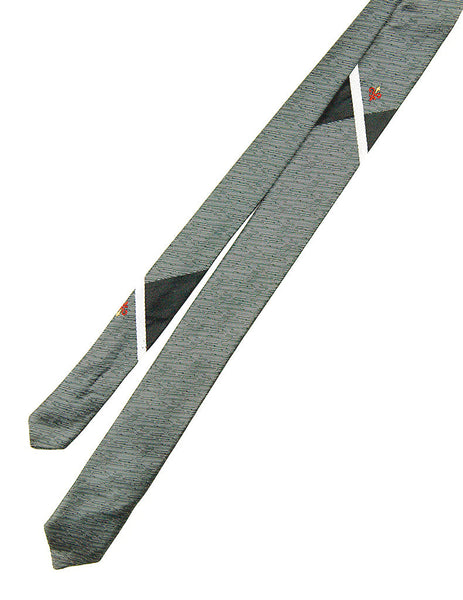 1960s Sharkskin Gray Tie Cats Like Us