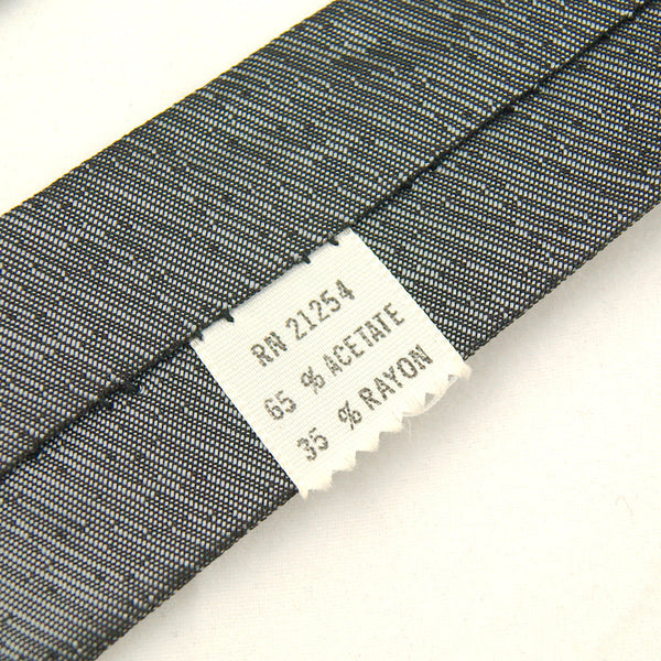 1960s Sharkskin Gray Tie Cats Like Us